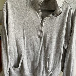 Aerie grey 1/4 zip up